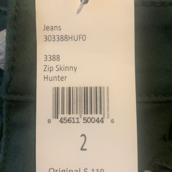 CAbi NEW Zip Skinny Hunter #3388 Size 2 NWT - Picture 5 of 10